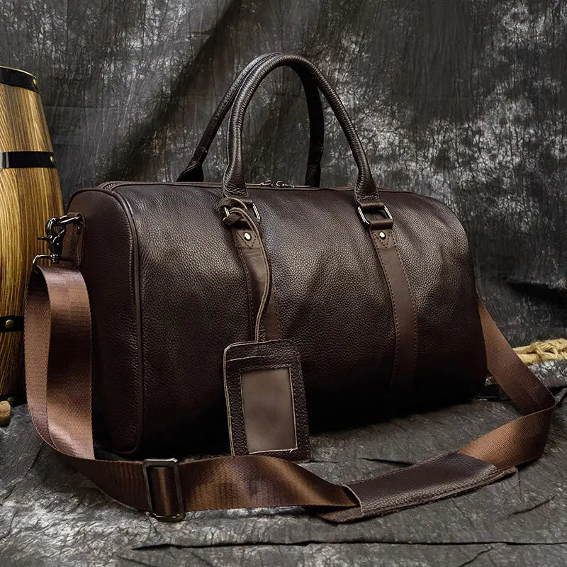 Maheu Hot Genuine Leather Men Women Travel Bag Soft Real Leather AliExpress