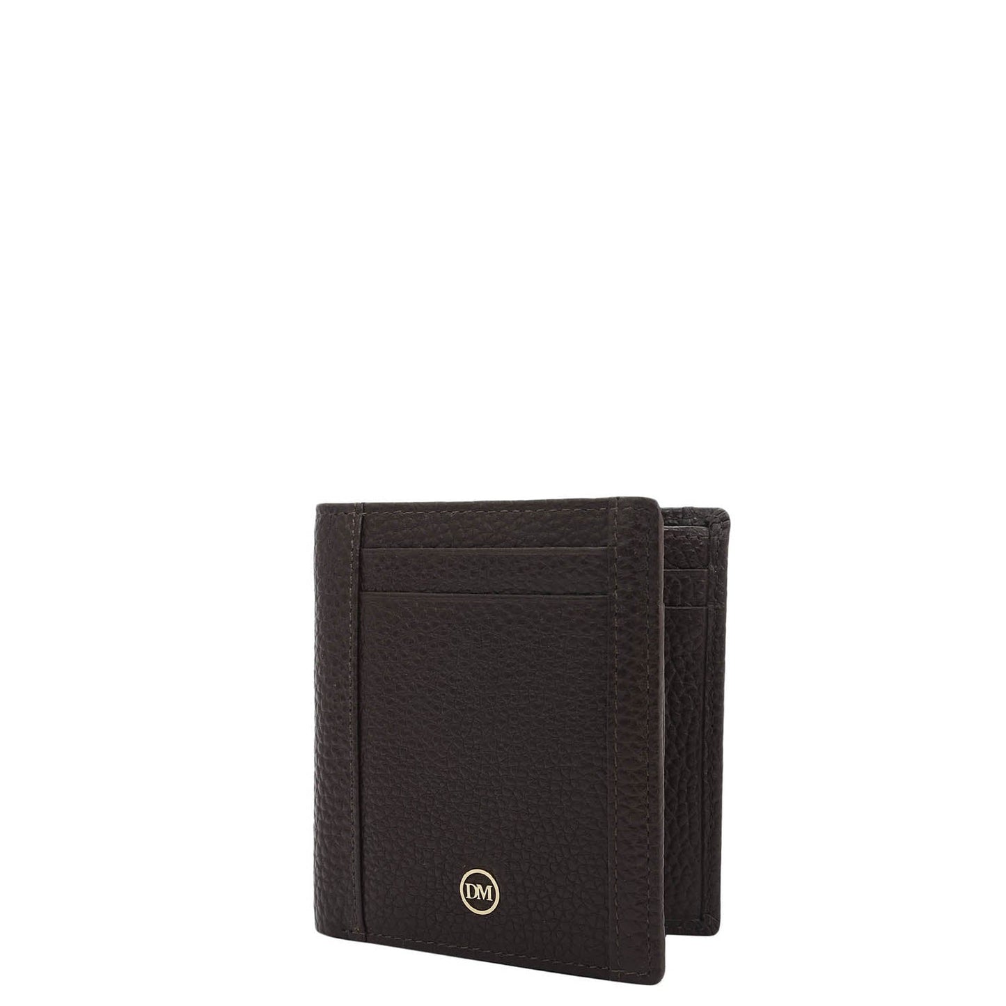 Chocolate Bifold Leather Mens Wallet Stone's Store