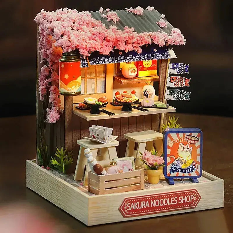 Mini Casa de Madera DIY – Kit de Ensamblaje 3D para Construcción y Decoración Stone's Store