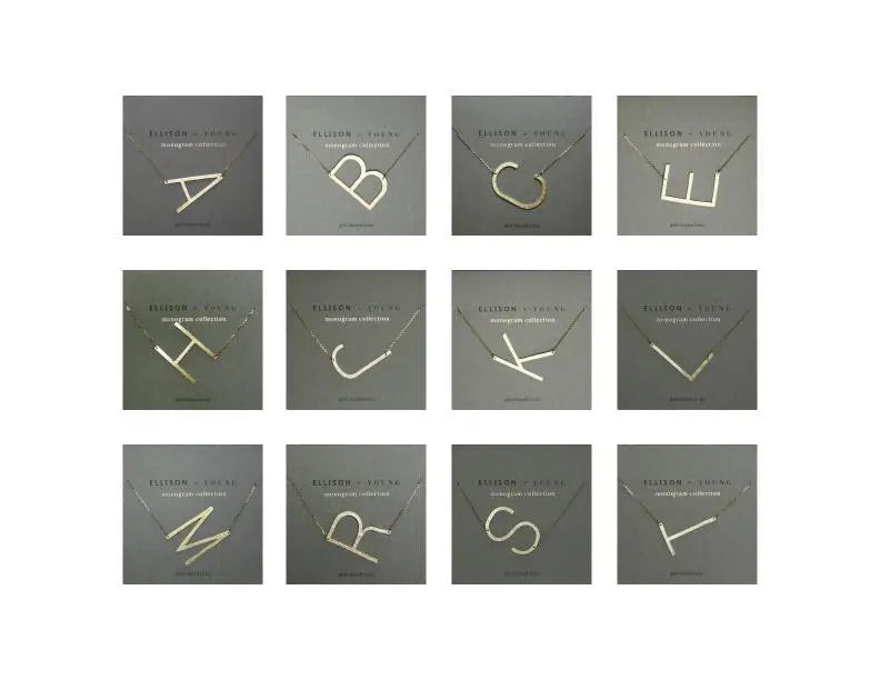 View details for Monogram Collection Initial Necklace