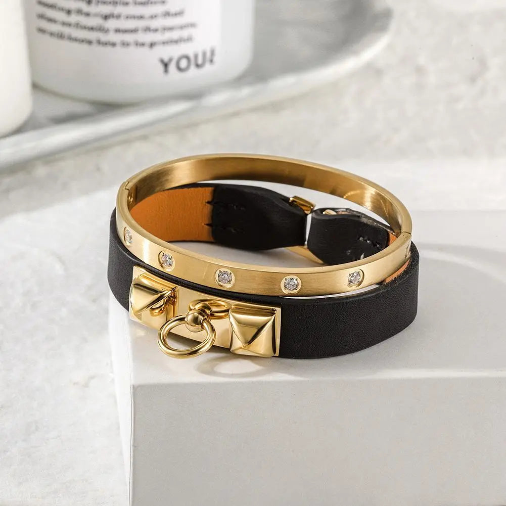  View details for Stone/Leather Bracelet Set Stone/Leather Bracelet Set