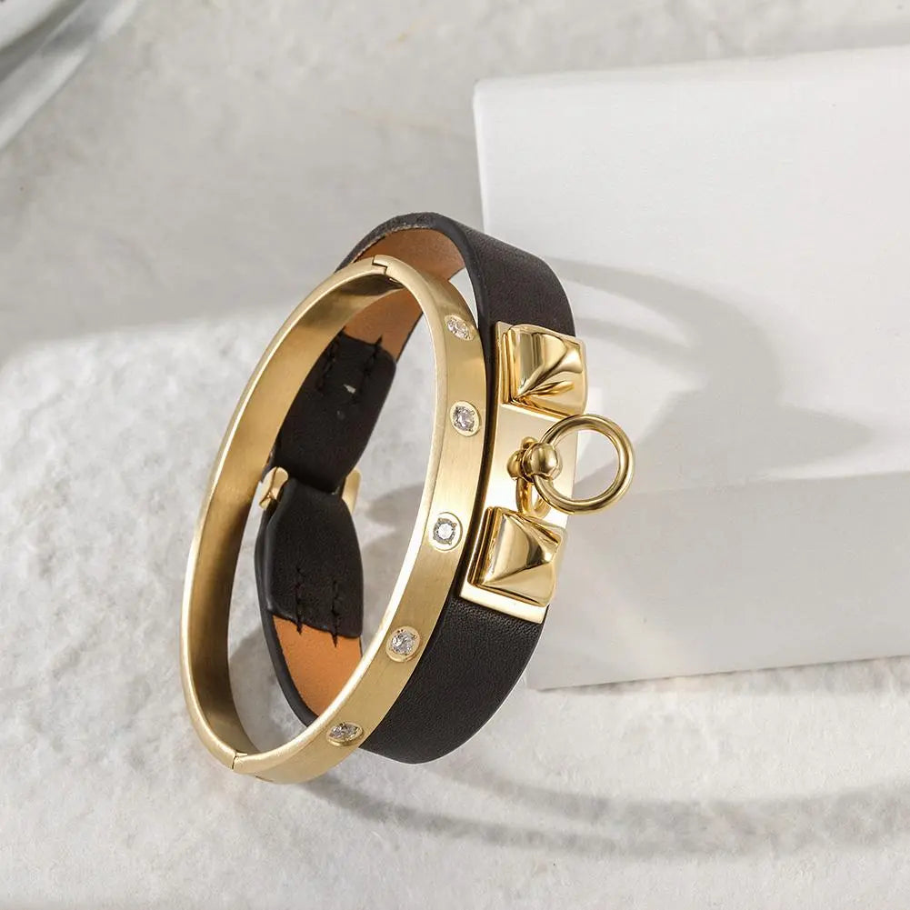  View details for Stone/Leather Bracelet Set Stone/Leather Bracelet Set