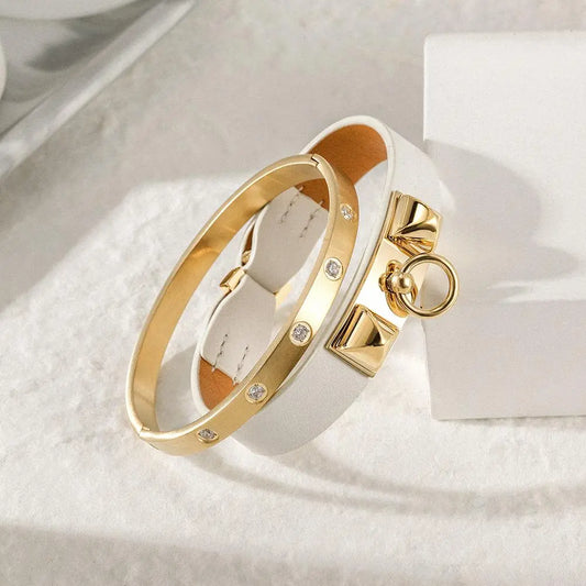  View details for Stone/Leather Bracelet Set Stone/Leather Bracelet Set