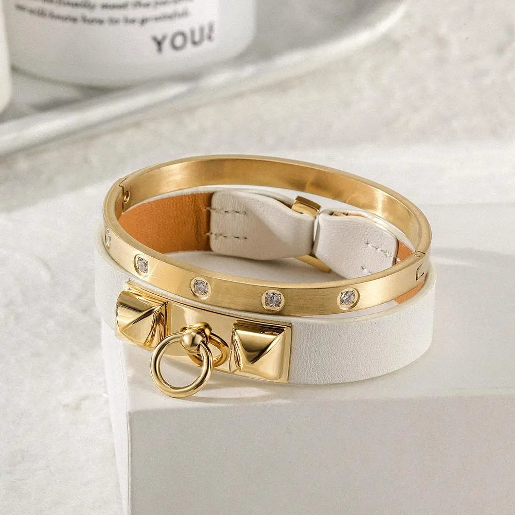 View details for Stone/Leather Bracelet Set Stone/Leather Bracelet Set