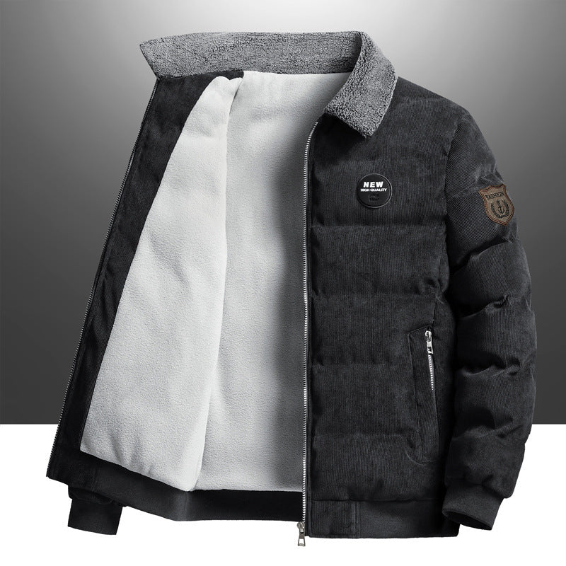 Men's Retro Lapels Leisure Corduroy Coat vwtuwoke Official Store