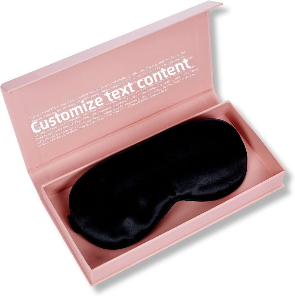 Shading And Ventilation Skin-friendly Mulberry Silk Stereo Eye Mask