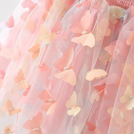 Summer Kids' Skirt Little Girl Summer Cute Bow Suspenders Princess Dress Summer Girl Dress 2853 Stone's Store