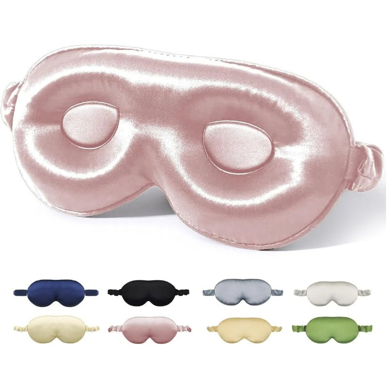 Shading And Ventilation Skin-friendly Mulberry Silk Stereo Eye Mask