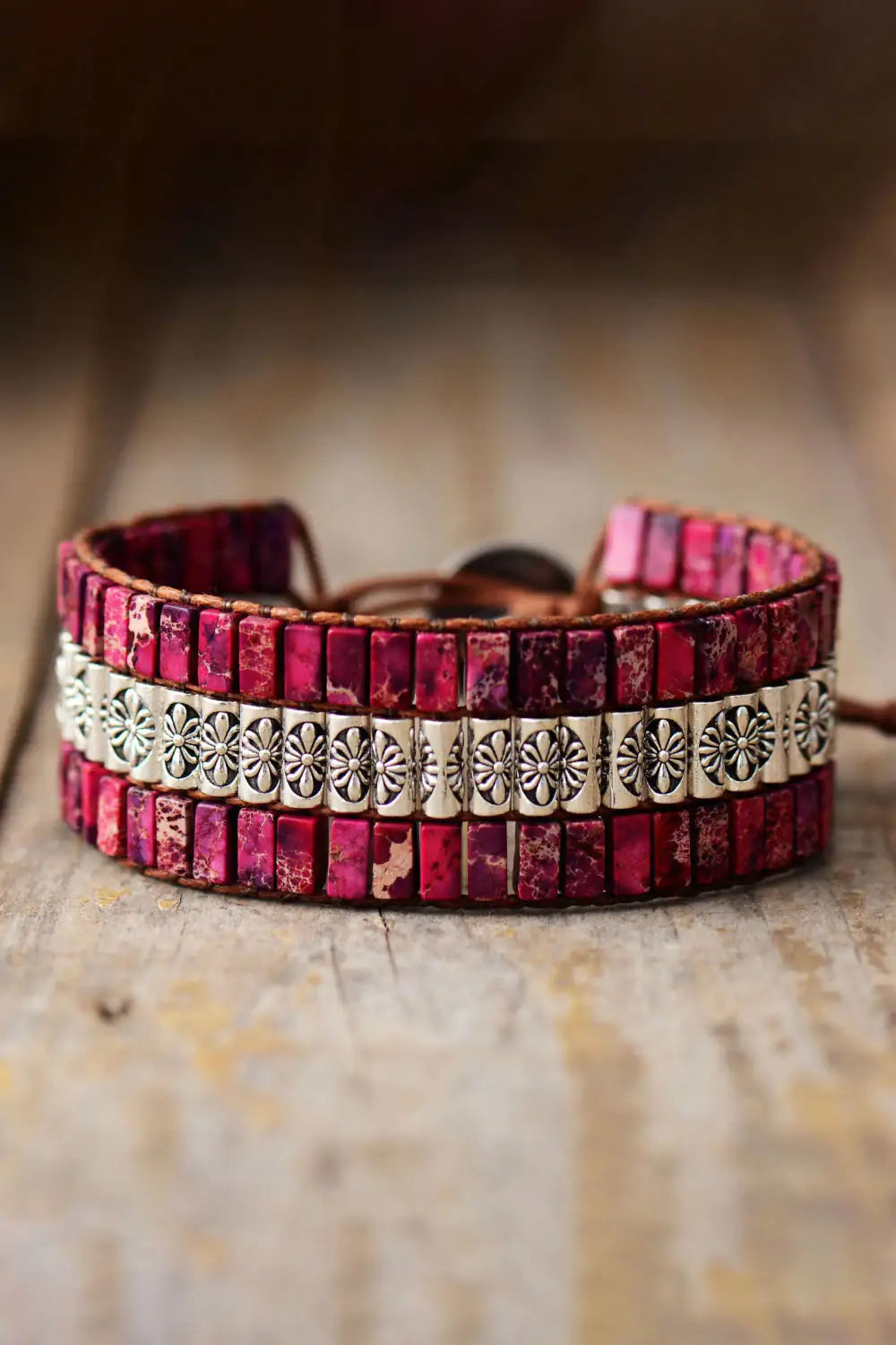 View details for Handmade Triple Layer Natural Stone Bracelet Handmade Triple Layer Natural Stone Bracelet