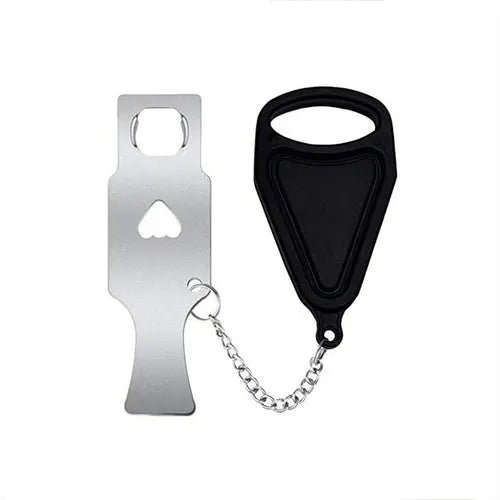 Portable Door Lock Safety Latch Metal Lock Home Room Hotel Anti Theft