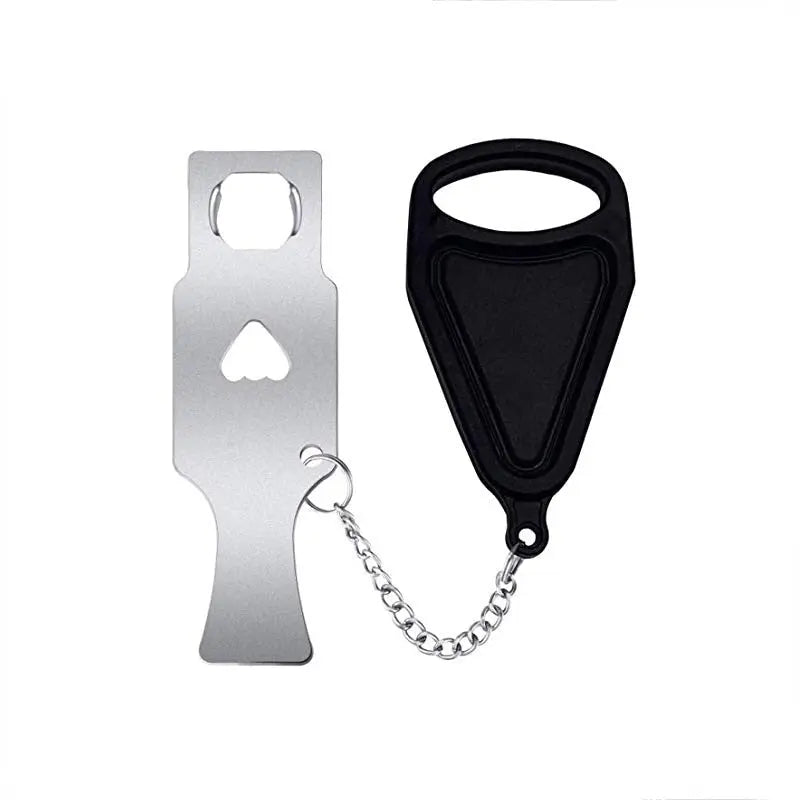 Portable Door Lock Safety Latch Metal Lock Home Room Hotel Anti Theft