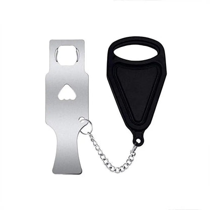 Portable Door Lock Safety Latch Metal Lock Home Room Hotel Anti Theft