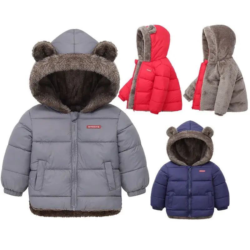 Little Adventurer Thick Fleece Coat Stone's Store