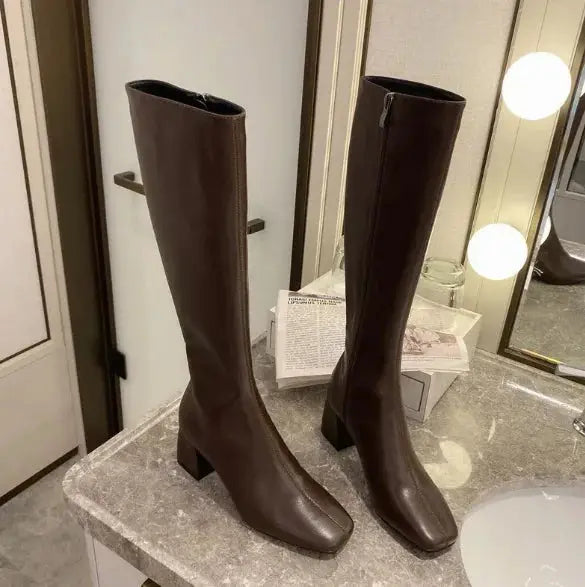 View details for British Style Martin Leather Boots British Style Martin Leather Boots