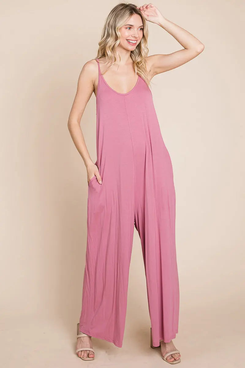 View details for Sleeveless Wide Leg Pocketed Jumpsuit Sleeveless Wide Leg Pocketed Jumpsuit
