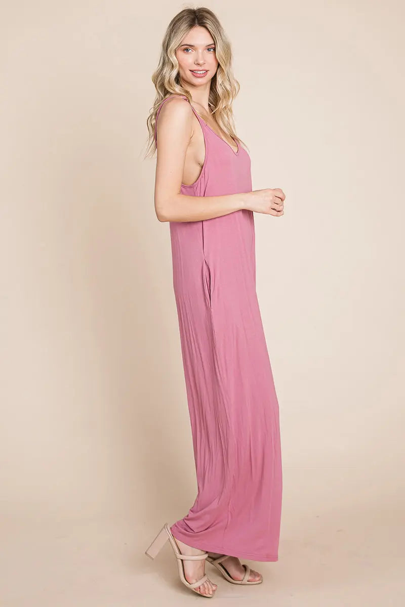 View details for Sleeveless Wide Leg Pocketed Jumpsuit Sleeveless Wide Leg Pocketed Jumpsuit