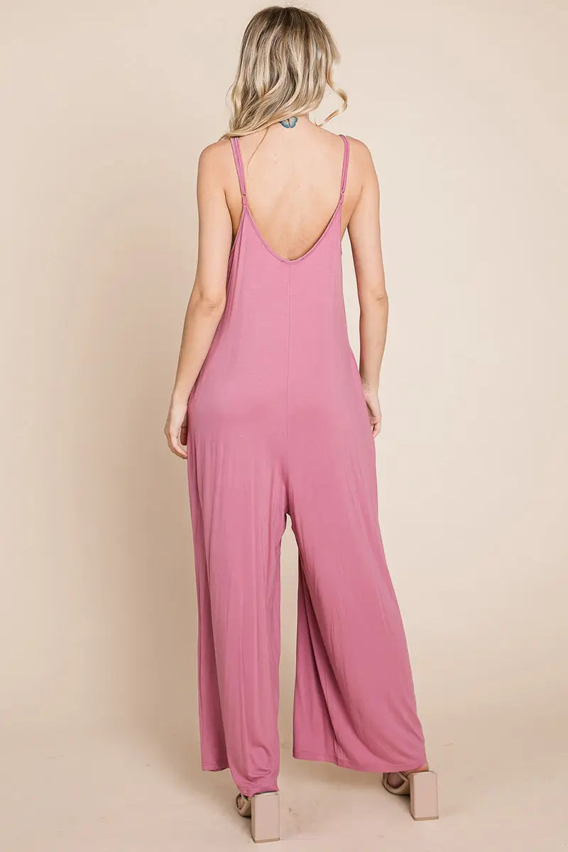 View details for Sleeveless Wide Leg Pocketed Jumpsuit Sleeveless Wide Leg Pocketed Jumpsuit
