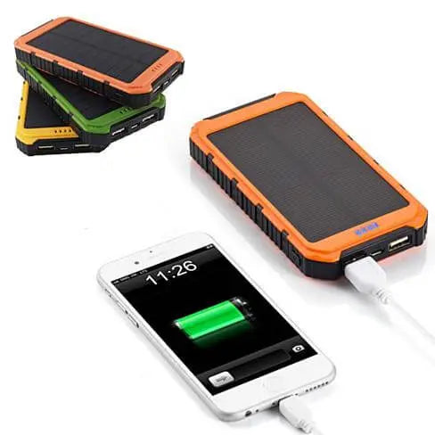 Roaming Solar Power Bank Phone or Tablet Charger Salmon Lucky