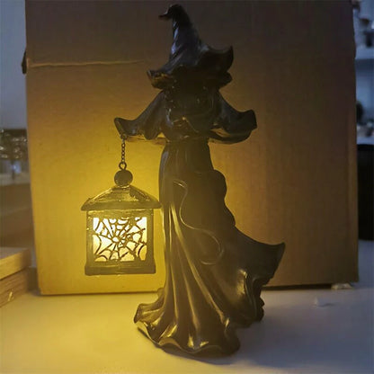 Enchanted Witch Decor – Unique Handcrafted Guardian for Your Space!