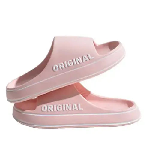 Thick Feslishoet Women Letter Slippers Beach Slides Solid Color Mens Thick