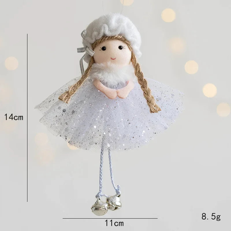Girl With Plush Deer Antlers Christmas Tree Ornament Shop1104342847 Store