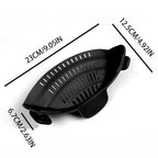 ClipFlow™ Adjustable Pot Strainer – Universal Cookware Drainer