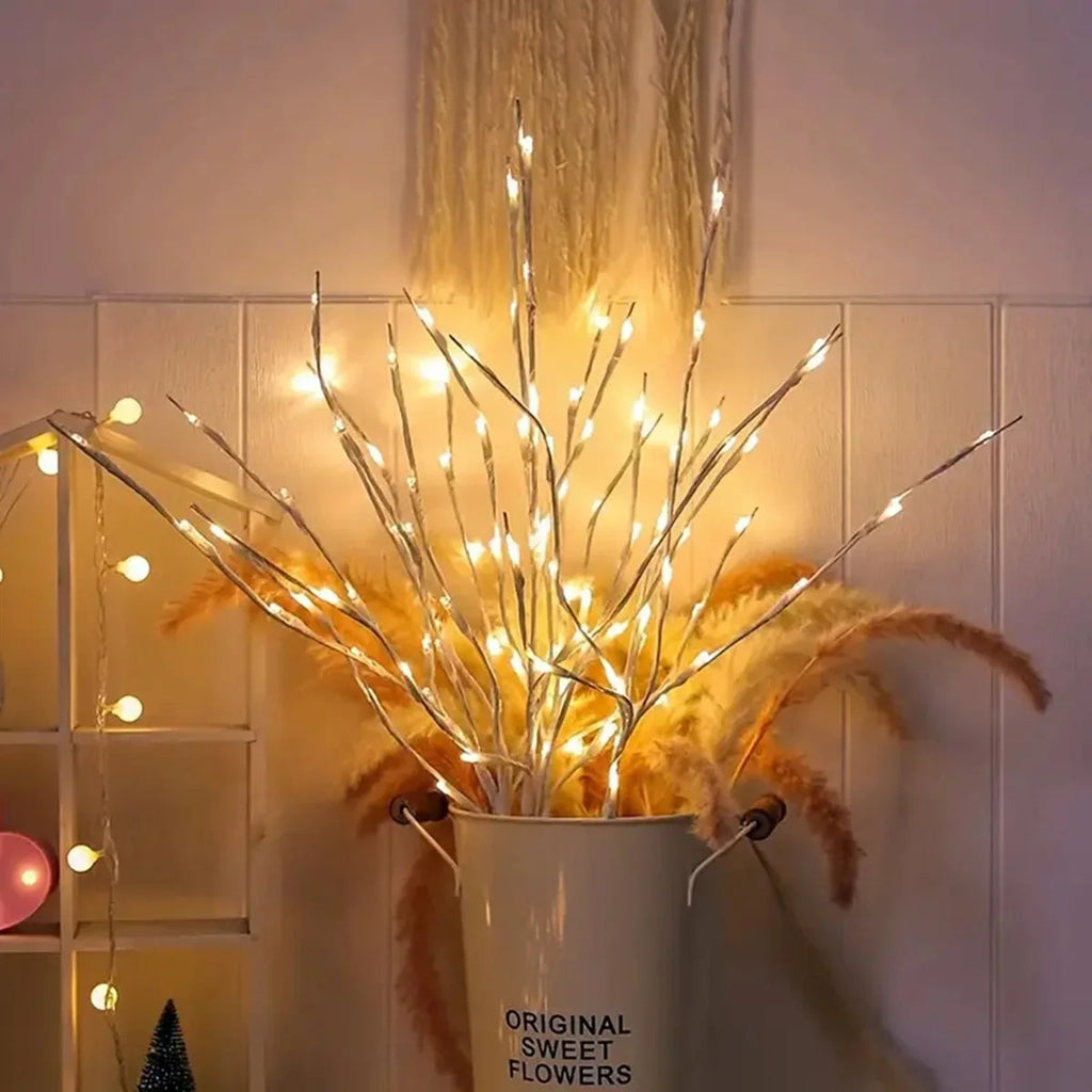 Birch Branch LED Festive Battery Operated Twig Outdoor Christmas Lights Stone's Store