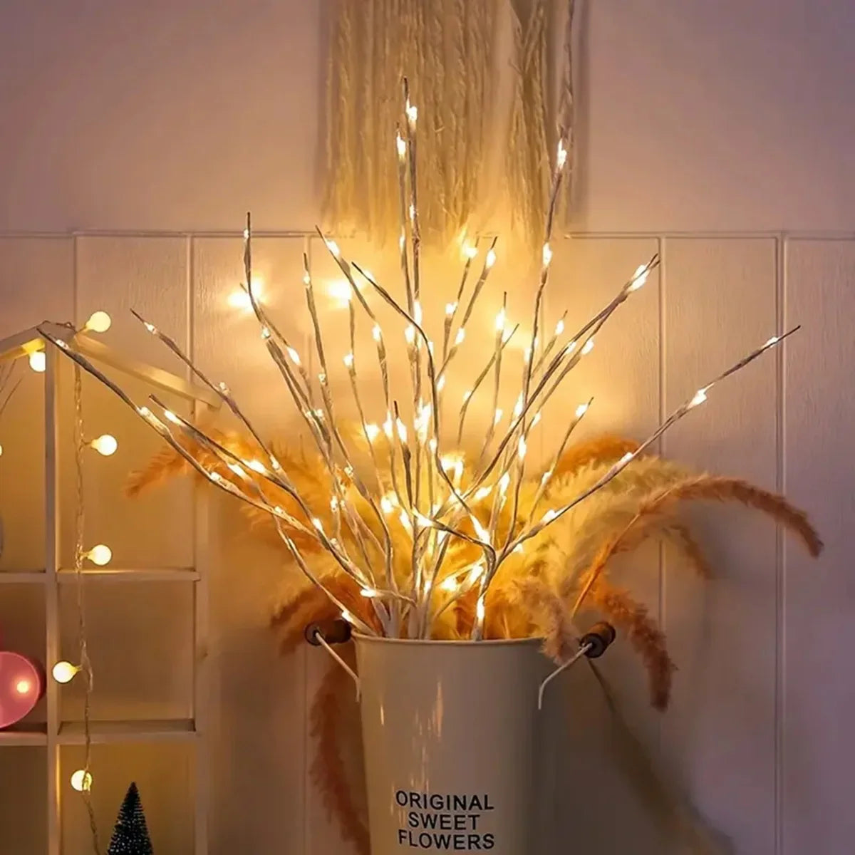 Birch Branch LED Festive Battery Operated Twig Outdoor Christmas Lights Stone's Store
