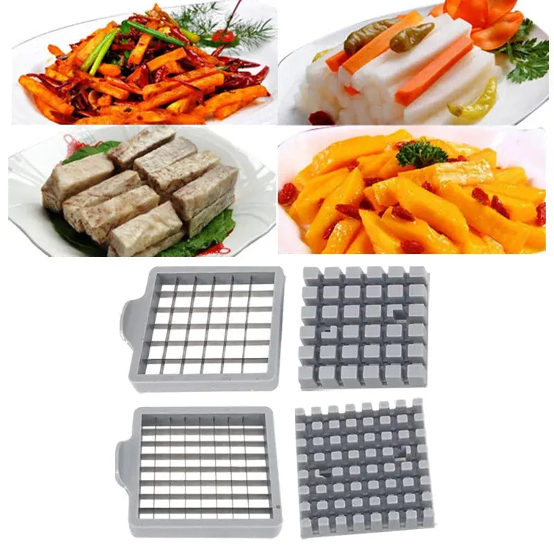 Stainless Steel Manual Potato Cutter Shredder French Fries Slicer