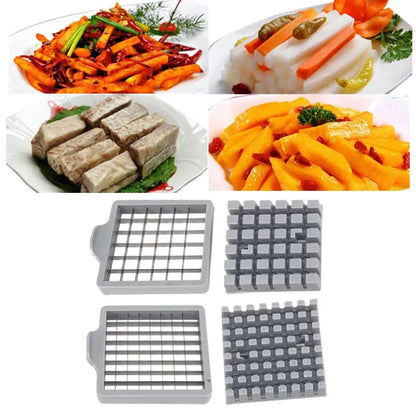 Stainless Steel Manual Potato Cutter Shredder French Fries Slicer