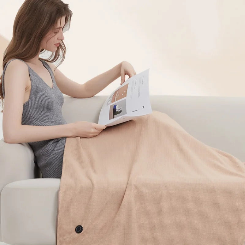 Cozy Comfort: Portable USB Heated Blanket Shawl for On-the-Go Warmth DD-Home Store