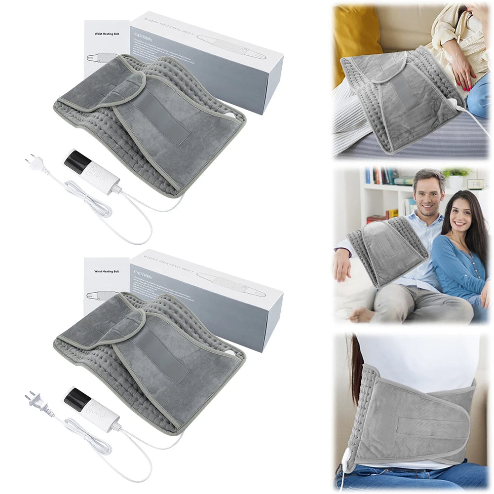 Winter Heater Mat with 4 Timer Waist Back Warmer Blanket Auto Shut Off