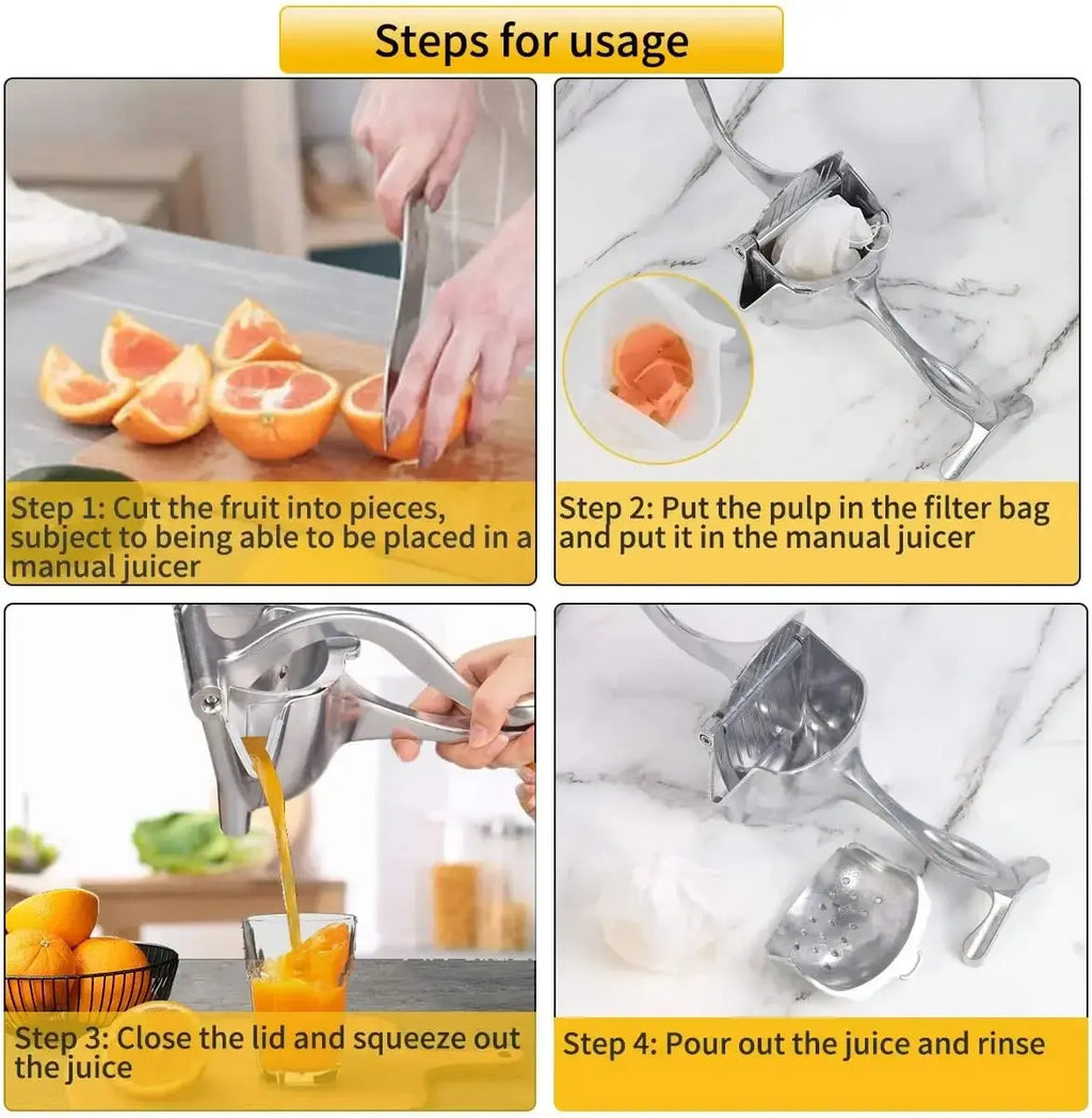 Manual Juice Squeezer Aluminum Alloy Hand Pressure Juicer Pomegranate AliExpress