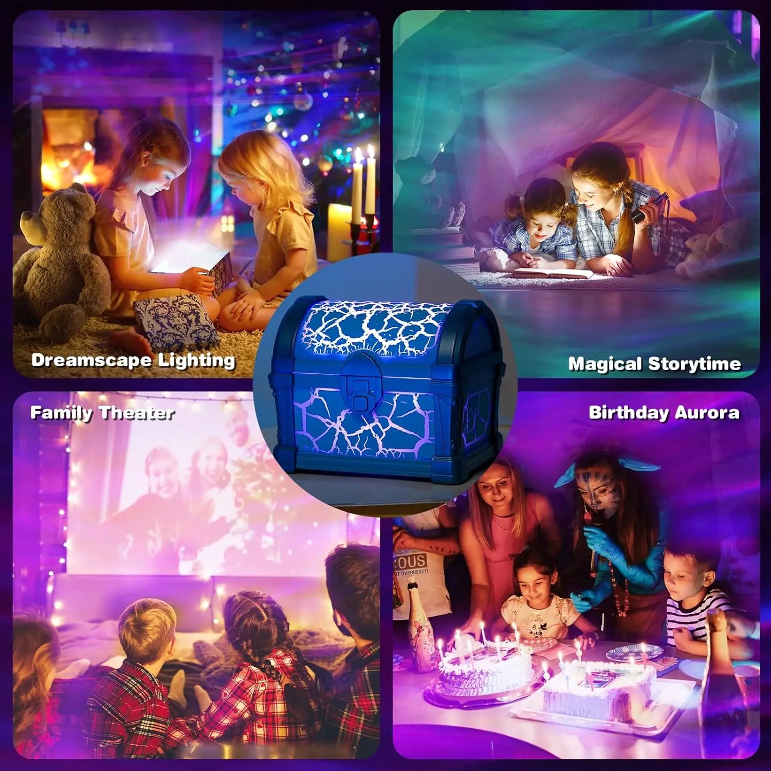 GlowChest™ Treasure Projection Lamp ✨💎