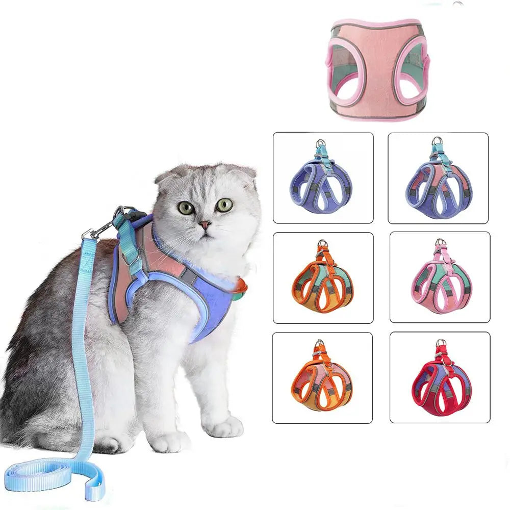 Small Cat Leash and Harness Set – Reflective, Escape-Proof with Bell" Shop1102981138 Store
