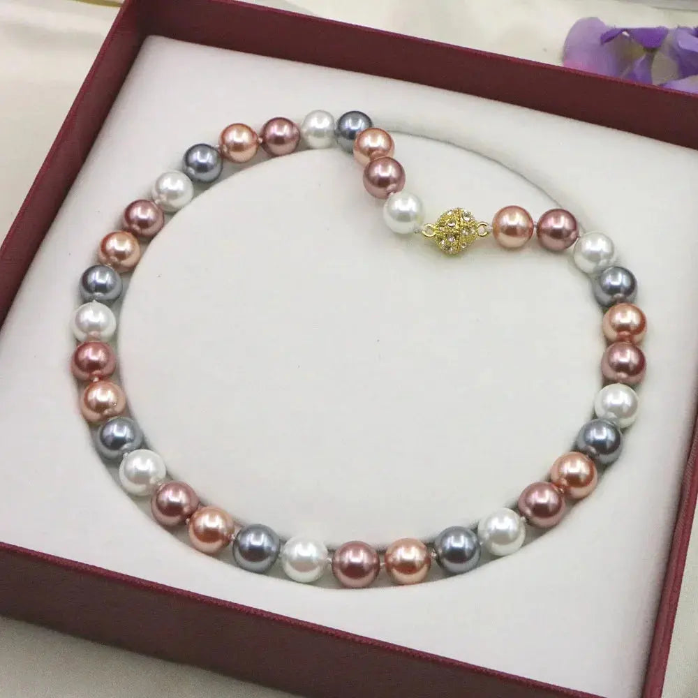 Pink Opal & Jade Necklace South Bay Evans General Store