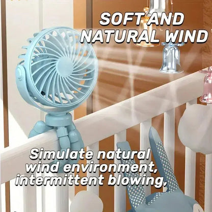 View details for Octopus Multifunctional Mini Fan Portable USB Charging Small Fan Soft