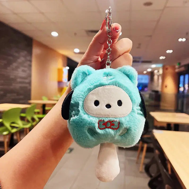 Sanrio Plush Keychain | Little Tiger with Furry Tail Series JJB Kawaii Anime Toy Store