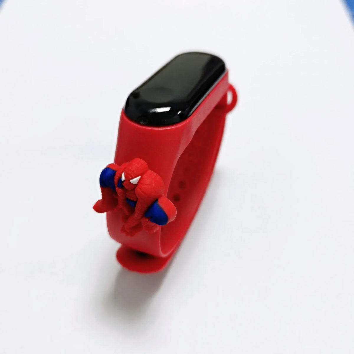 Marvel Spider-Man Children's Cartoon Fashion Watches Stitch Iron Man Electronic Digital LED Display Waterproof Holiday Gift Kids Shop1104298432 Store