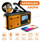 Emerson Emergency AM / FM Radio with Weather Band and Power Bank Black Lavender