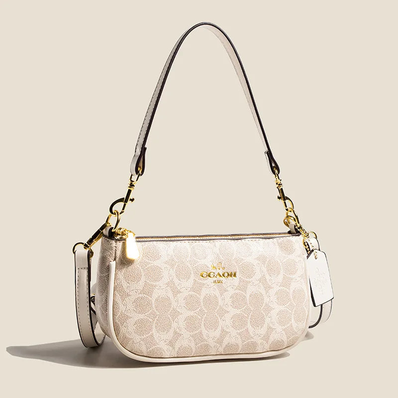 Petra Shoulder bag in gold polyester