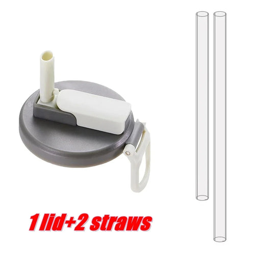 Reusable Silicone Straws with Soda Can Lids - Travel-Friendly, Eco-Friendly AliExpress