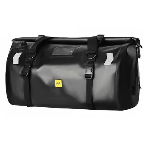 Bolsa Seca Impermeable para Moto con Reflectores, Bolsa de Viaje Duffle Trasera Esquí
