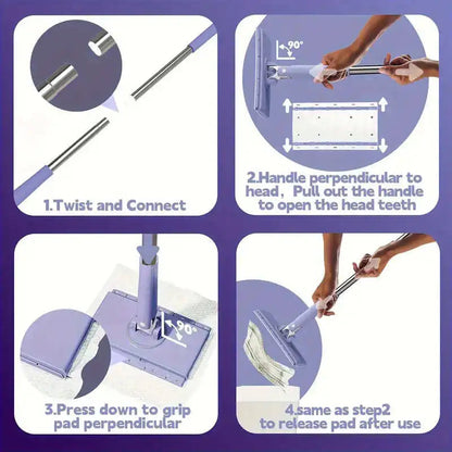 SwiftMop Mini – Hands-Free Cleaning, Maximum Shine! Bloom Living Home Store