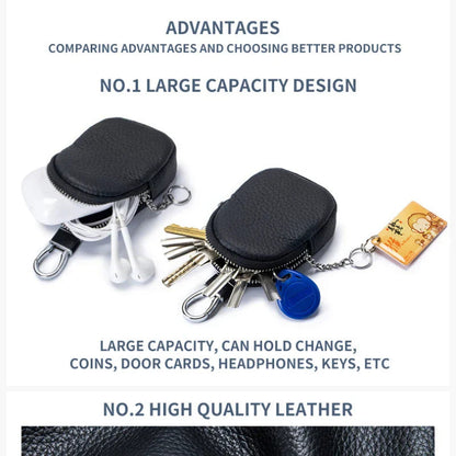 Xajzpa  New Leather Coin Purse Small Women Change Wallet Personalize Mini Key Ring Pouch earphone Storage Bag girls Gift cicicuff Official Store