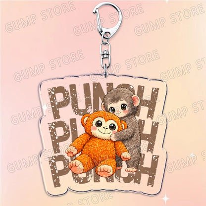 HugMonkey™ 3D Keychain 🐒💖 — Cute Clip-On Companion