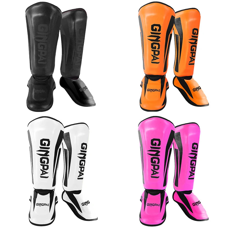 Kickboxing Boxing Shin Guard Pads Muay Thai Martial Arts Sanda Wushu Leg Protector Taekwondo Ankle Guards Stone's Store