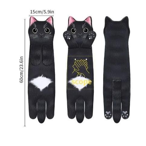 CatCling™ Funny Hanging Hand Towel 🐱😂