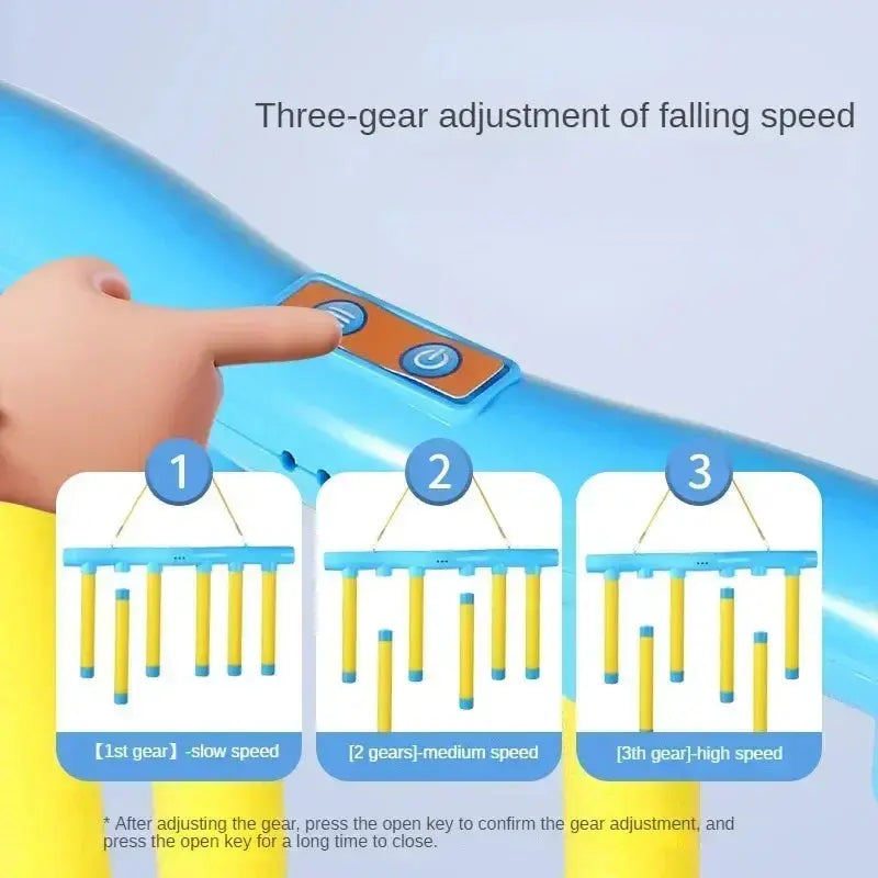 View details for Falling Sticks Game, Children Catching Sticks Hand Eye Coordination 