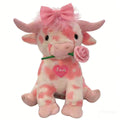 LoveMoo™ Peluche de Vaca Rosa 🐮💖 Abrazos Llenos de Amor